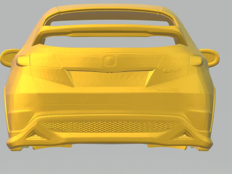 Honda civic type r 3D Print Model