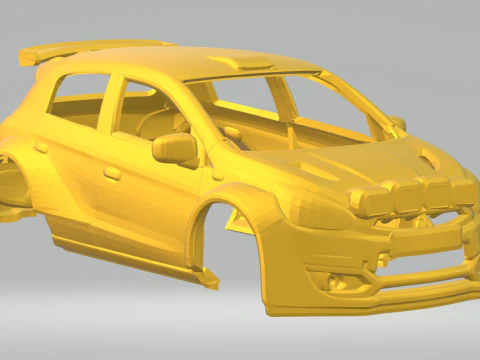 三菱ミラージュラリーカー 3Dプリントモデル