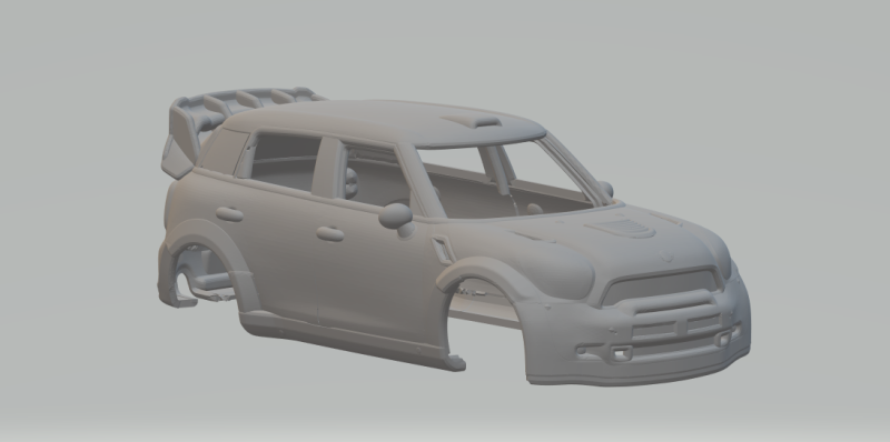 Countryman rally 3D प्रिंट मॉडल .c4d .max .obj .3ds .fbx .stl .blend