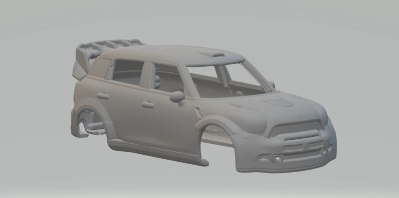 Countryman rally 3D Print Model .c4d .max .obj .3ds .fbx .stl .blend 