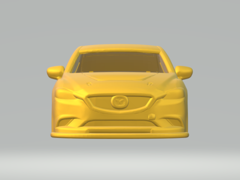 Mazda 6 sedan racecar Modelo de Impressão 3D