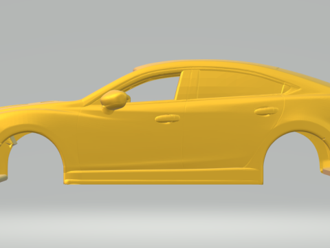 Mazda 6 sedan racecar Modelo de Impressão 3D