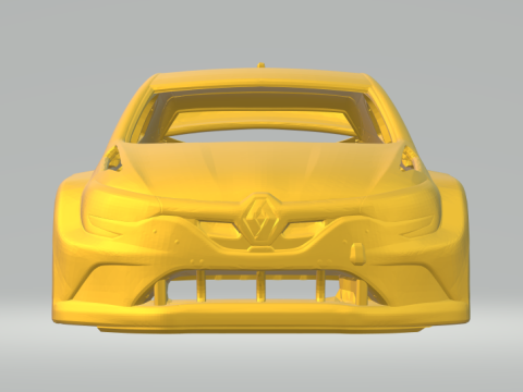 Megane race car 3D 打印模型
