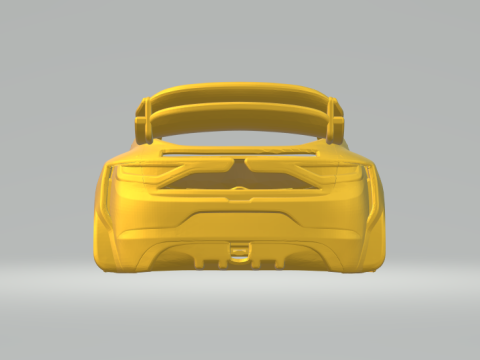 Megane race car 3D 打印模型