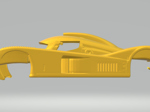 Aston martin lola 3D प्रिंट मॉडल