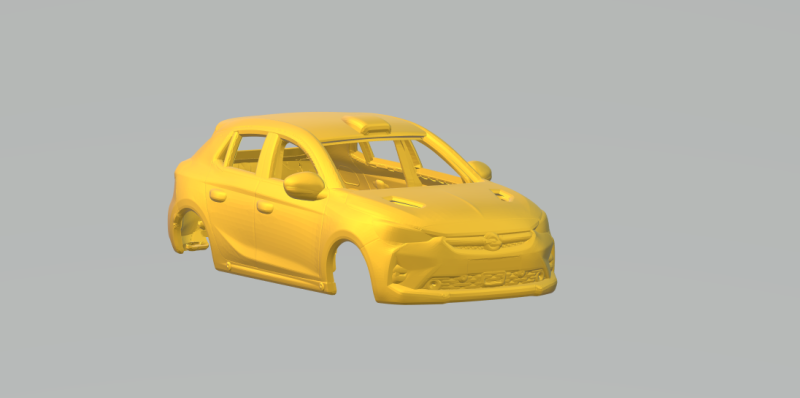 Ралійний автомобіль Opel Corsa 3D Принт Модель .c4d .max .obj .3ds .fbx .stl .blend 