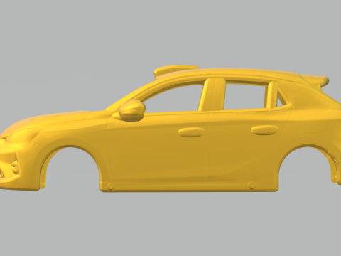 Ралійний автомобіль Opel Corsa 3D Принт Модель