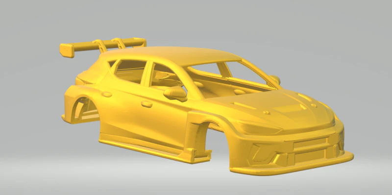 Cupra tcr 3D Print Model .c4d .max .obj .3ds .fbx .stl .blend 
