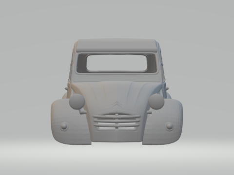 シトロエンCV2 3Dプリントモデル