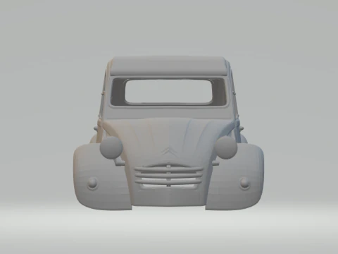 Citroen cv2 3D Print Model