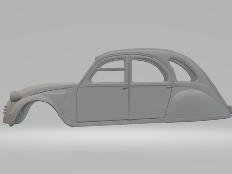 シトロエンCV2 3Dプリントモデル
