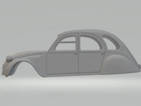 Citroen cv2 3D Print Model