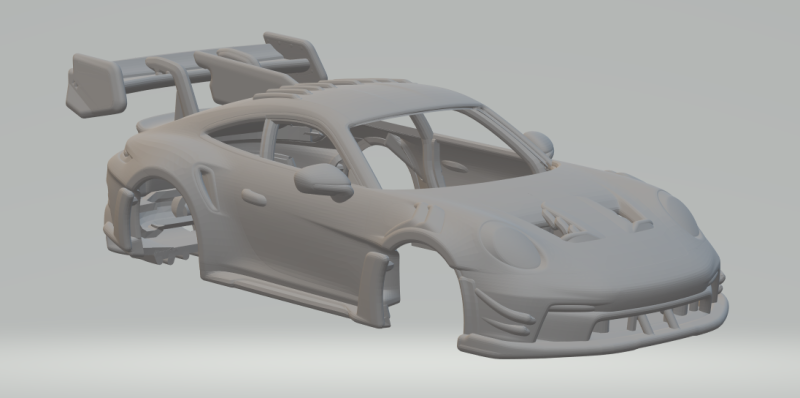 Porsche 911 personalizado Modelo de Impressão 3D .c4d .max .obj .3ds .fbx .stl .blend 