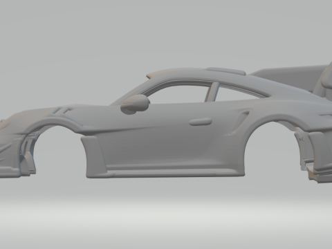 Porsche 911 personalizado Modelo de Impressão 3D