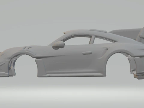 Porsche 911 custom 3D Print Model