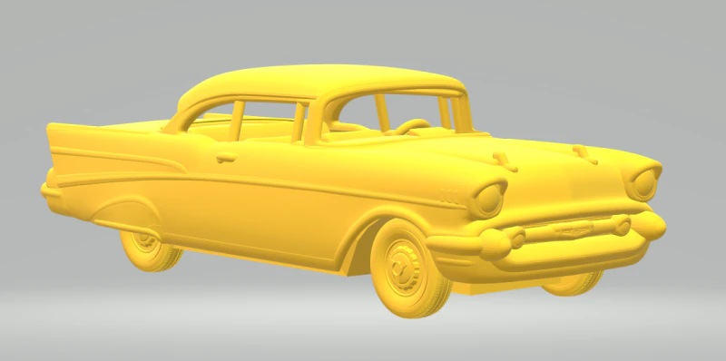 Chevrolet bel air 3D Print Model .c4d .max .obj .3ds .fbx .stl .blend 