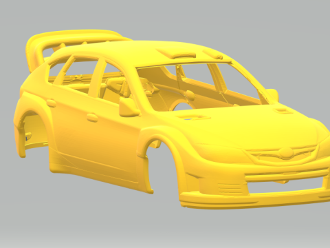 Reli subaru impreza wrx Model Cetak 3D