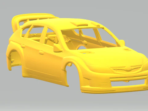 Subaru impreza wrx rally 3D Print Model