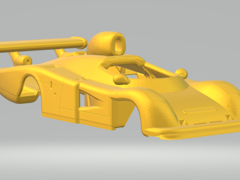 Renault a442b Model Cetak 3D