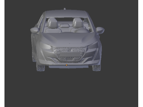 Peugeota 208 e Model do druku 3D