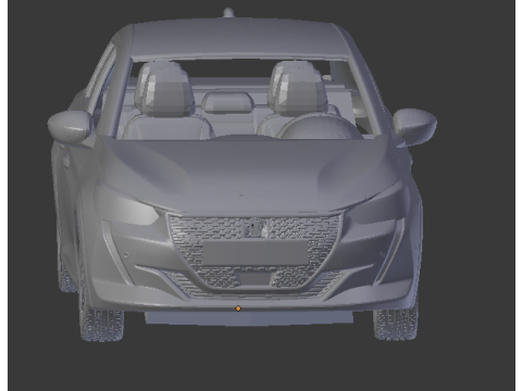 Peugeota 208 e Model do druku 3D
