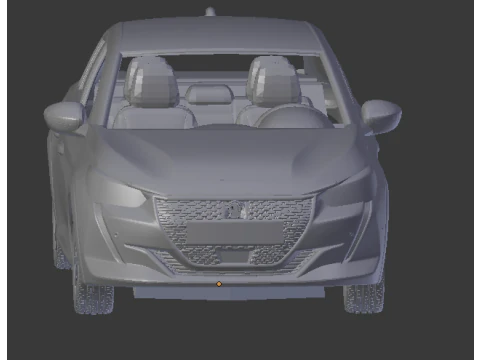 Peugeot 208 e 3D Print Model