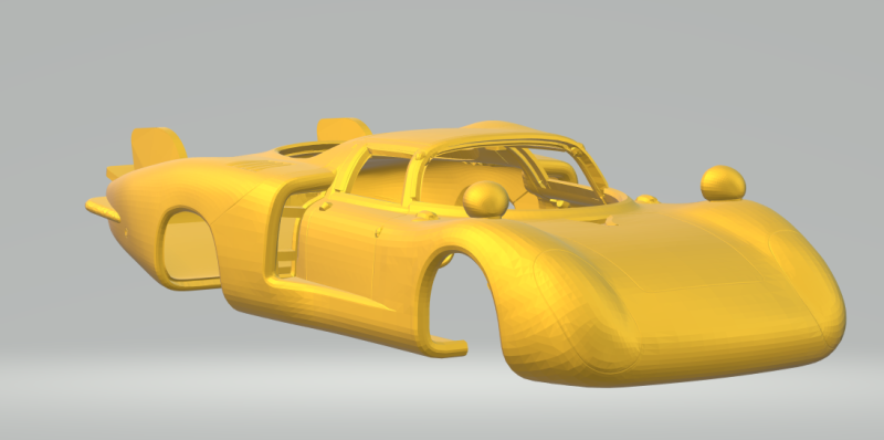 Alfa Romeo T33-2 Modello di stampa 3D .c4d .max .obj .3ds .fbx .stl .blend
