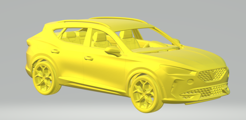 Cupra formentore Modello di stampa 3D .c4d .max .obj .3ds .fbx .stl .blend