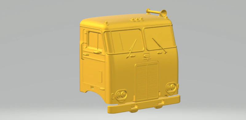 Cabine Peterbilt termin&eacute;e Modèles 3D en vedette .c4d .max .obj .3ds .fbx .stl .blend 