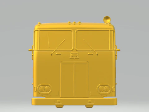 Cabine Peterbilt termin&eacute;e Modèles 3D en vedette
