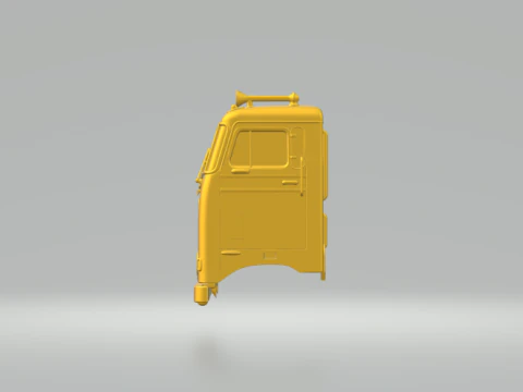 Cabine Peterbilt termin&eacute;e Modèles 3D en vedette