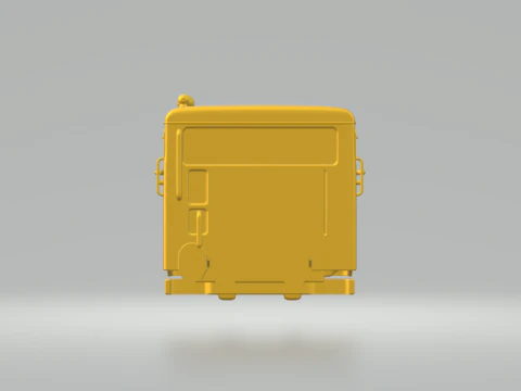 Cabine Peterbilt termin&eacute;e Modèles 3D en vedette