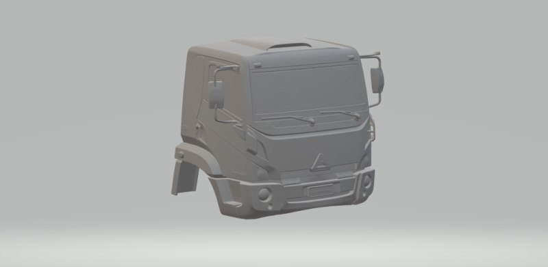 Agrale 9600 cabin 3D Print Model .c4d .max .obj .3ds .fbx .stl .blend