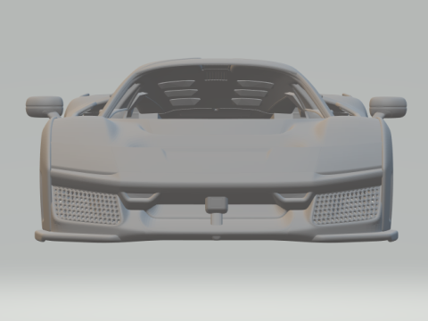 法拉利f80 3D 打印模型