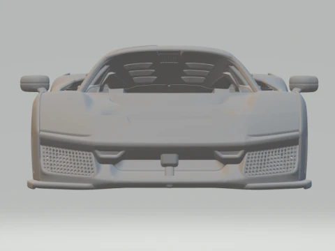 Ferrari f80 3D Print Model