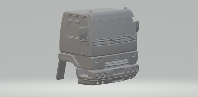Cargo 816 cabin 3D Print Model .c4d .max .obj .3ds .fbx .stl .blend 