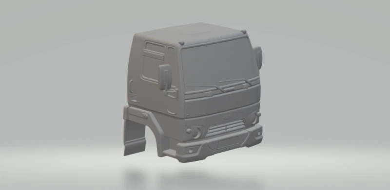 Cargo 816 cabin 3D Print Model .c4d .max .obj .3ds .fbx .stl .blend 
