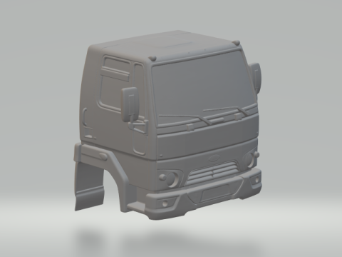 Kabin kargo 816 Model Cetak 3D