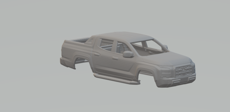 Мітсубісі l200 3D Принт Модель .c4d .max .obj .3ds .fbx .stl .blend 