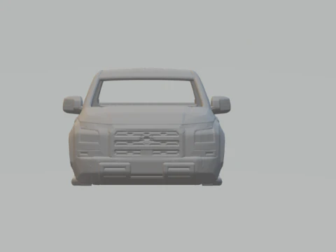 Mitsubishi l200 3D Print Model