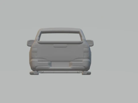 Mitsubishi l200 3D Print Model