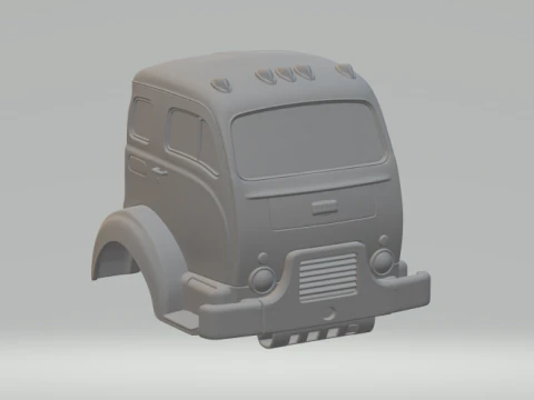 White 3000 truck 3D Print Model