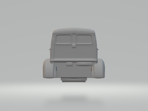 Biała ciężarówka 3000 Model do druku 3D