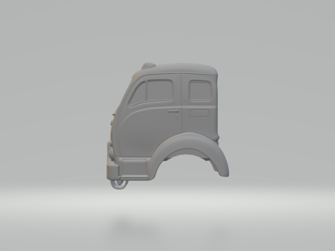 Biała ciężarówka 3000 Model do druku 3D