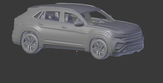 フォルクスワーゲン アトラス クーペ 3Dプリントモデル .c4d .max .obj .3ds .fbx .stl .blend 