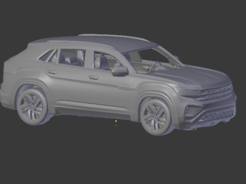 フォルクスワーゲン アトラス クーペ 3Dプリントモデル