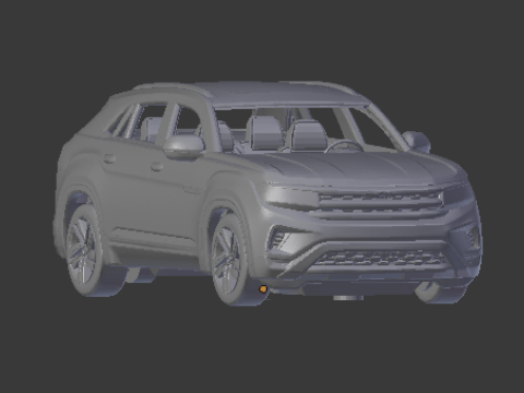 フォルクスワーゲン アトラス クーペ 3Dプリントモデル