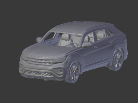 フォルクスワーゲン アトラス クーペ 3Dプリントモデル