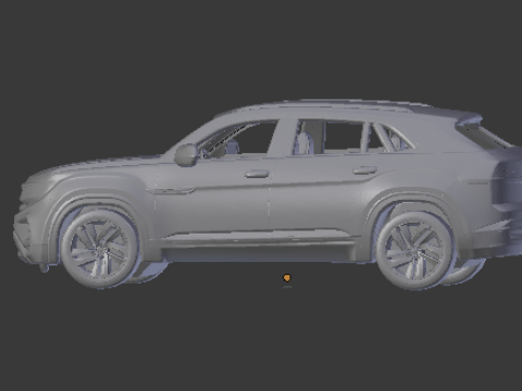 フォルクスワーゲン アトラス クーペ 3Dプリントモデル