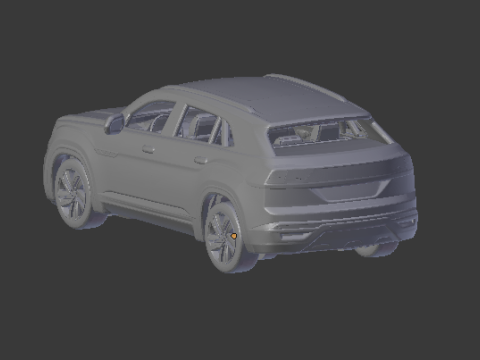 フォルクスワーゲン アトラス クーペ 3Dプリントモデル